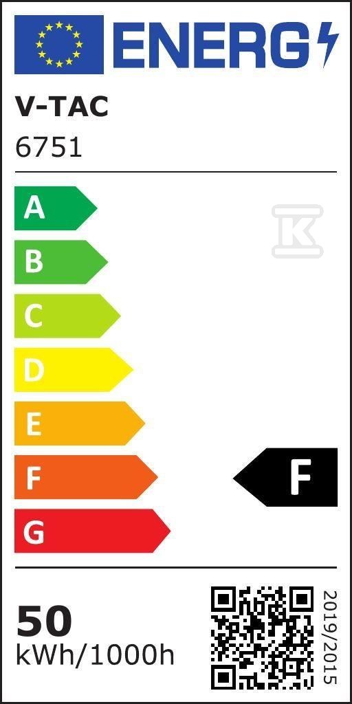 Projektor LED V-TAC 50W SMD F-CLASS - 6751